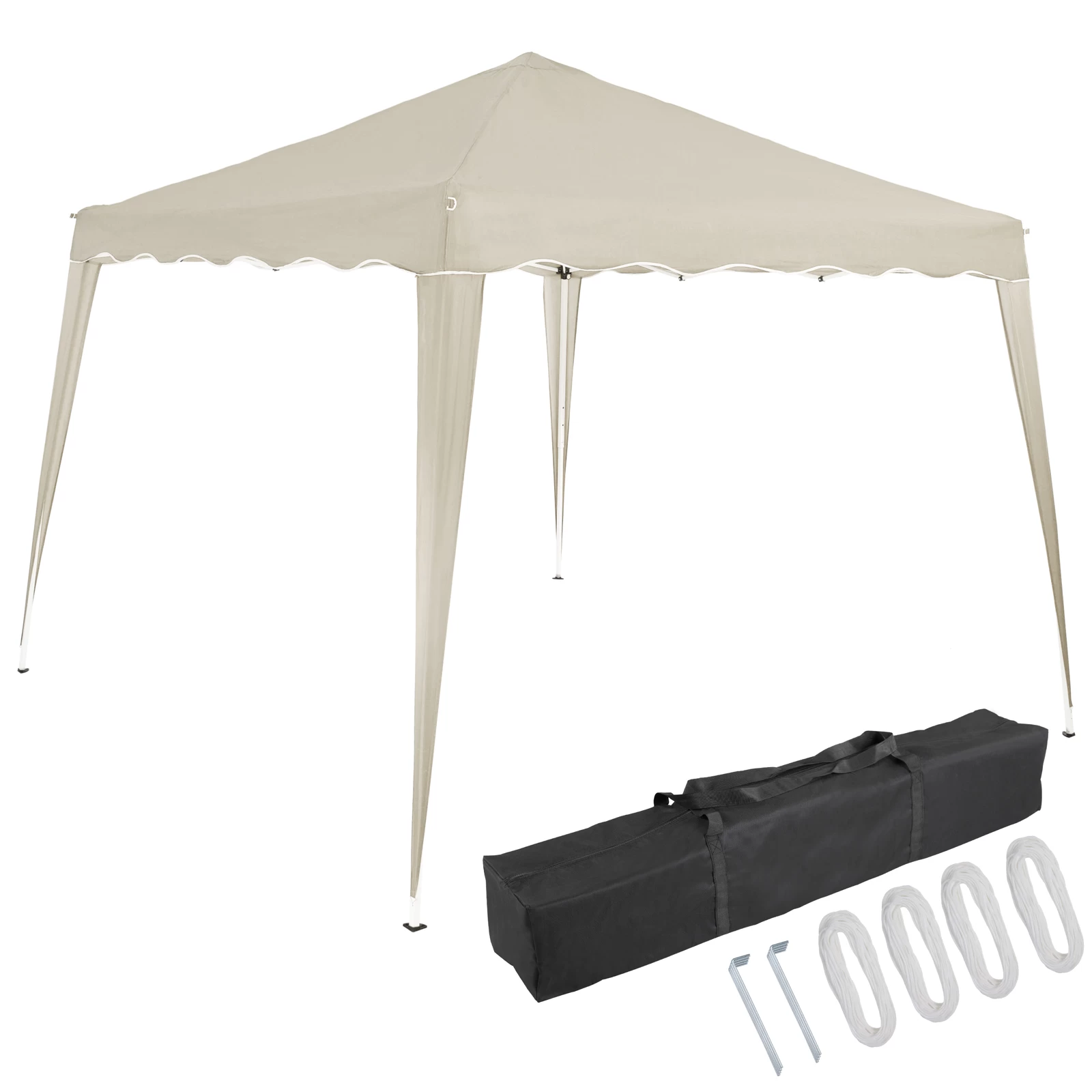 Faltpavillon Capri - Popup Beige 3x3m 3 Faltpavillon Capri - Popup Beige 3x3m