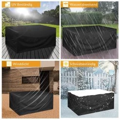 Abdeckung Vanamo Anthrazit 242x162x100cm -Gartenmöbel Und Dekoration Geschäft 2ca19eb5048c0c29933a5242022c2b1a de 108650d 10 3