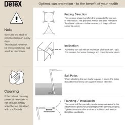 Sonnensegel Oxford Rechteck Sand 3x4m -Gartenmöbel Und Dekoration Geschäft 2df35a9320147b9bf4d7f8c2d19e0d41 uk 881101d 7 1 1 4