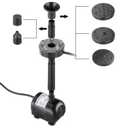 LED Solarpumpe Mit Akku Und Hochleistungs-Solar-Panel 17 LED Solarpumpe Mit Akku Und Hochleistungs-Solar-Panel -Gartenmöbel Und Dekoration Geschäft 2fec4f31079ba62d24e947ade4596dab de 102566d 1 1
