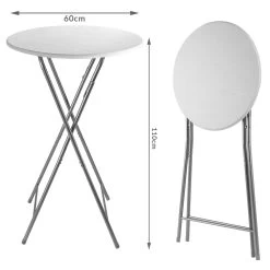 Stehtisch Weiß Holzdekor Ø60cm Klappbar -Gartenmöbel Und Dekoration Geschäft 307269504c101387a5e11c247cbd512e de 108092d 12 1