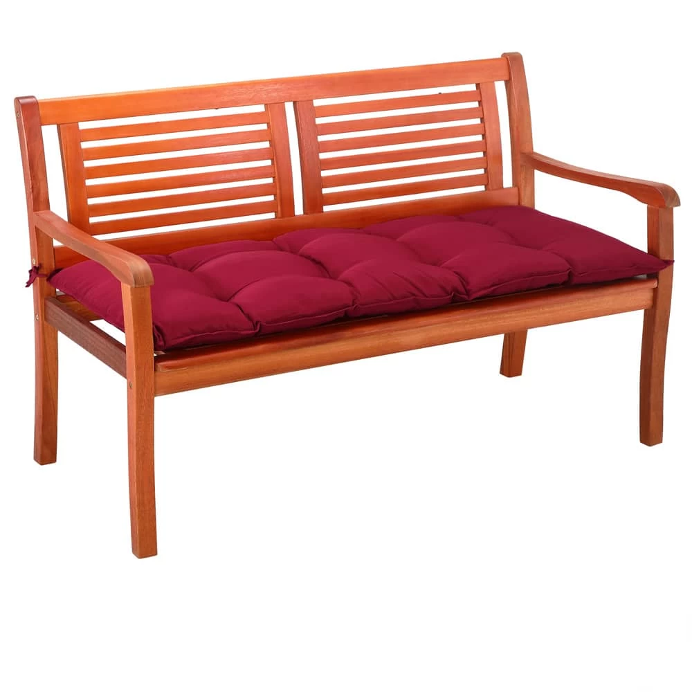 Bankauflage Dunkelrot 110x50x8cm 3 Bankauflage Dunkelrot 110x50x8cm