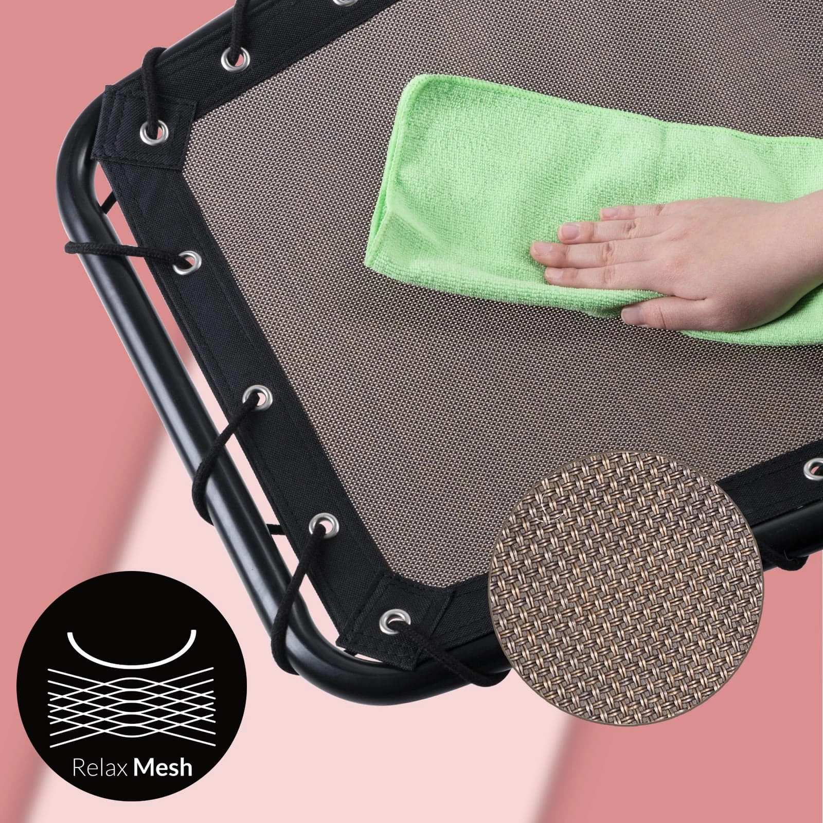 Relaxliege Eve Mokka Mit Schaukelfunktion 4 Relaxliege Eve Mokka Mit Schaukelfunktion – Bild 2