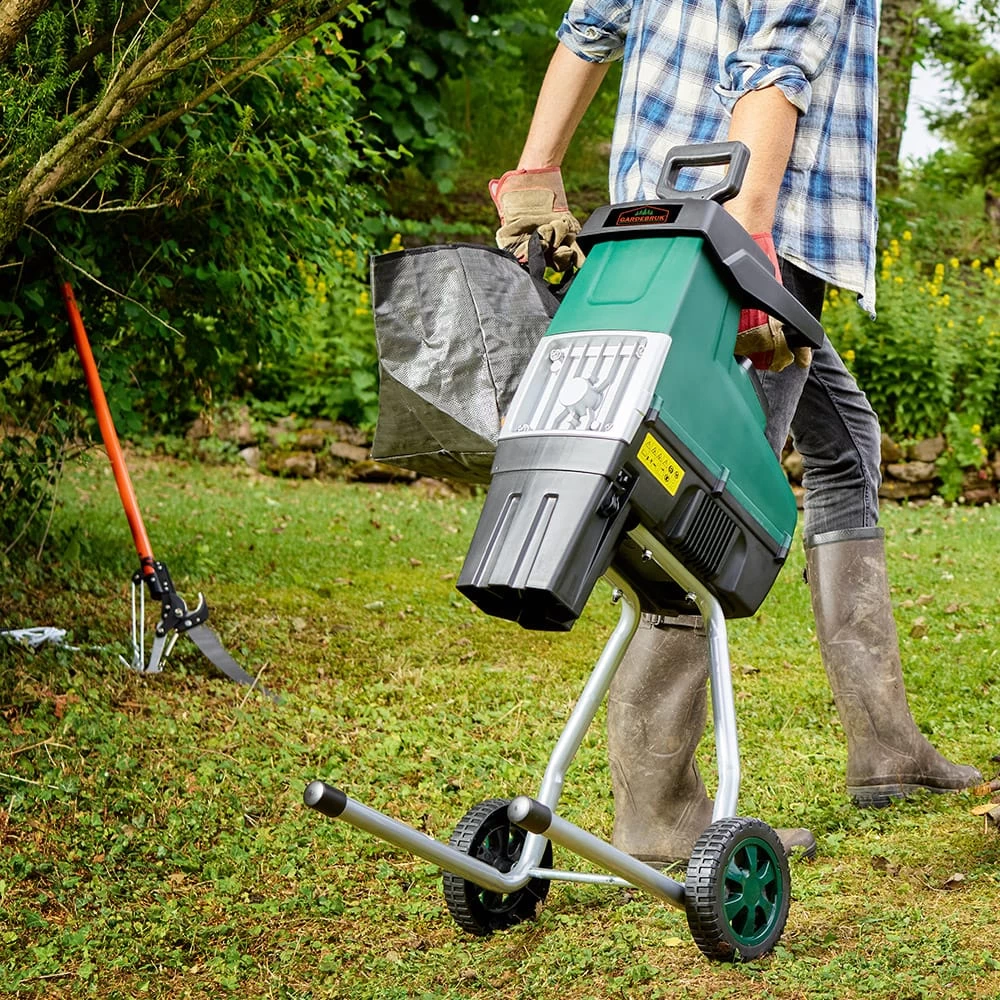 Leisehäcksler 3.075W Mit 2 Sammelbeuteln Je 60L 6 Leisehäcksler 3.075W Mit 2 Sammelbeuteln Je 60L – Bild 4