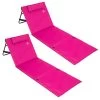 Strandmatte 2er-Set Pink 158x56x45,5cm Gepolstert