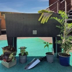 Hochbeet 2er-Set Polyrattanoptik Anthrazit 60x25x46cm -Gartenmöbel Und Dekoration Geschäft 383f01047d440da2d1597e7a44a3f61a de 108518d 6 3