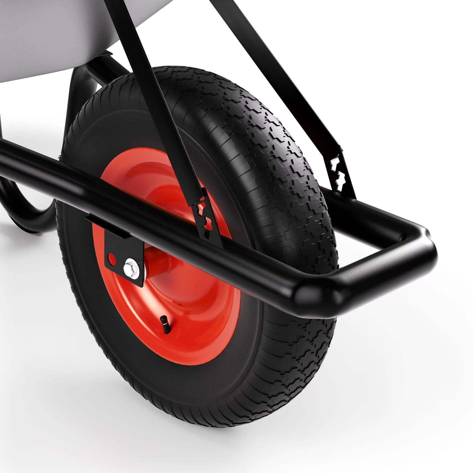 Schubkarre Verzinkt 250kg Mit Luftbereifung 7 Schubkarre Verzinkt 250kg Mit Luftbereifung – Bild 5