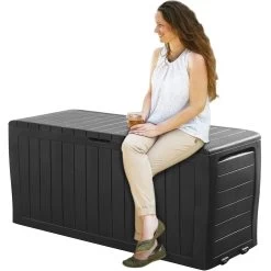 Keter Auflagenbox Marvel Plus Anthrazit 270L -Gartenmöbel Und Dekoration Geschäft 3a3779632c1a649c51774c45bf43ccbb a de 106976g1