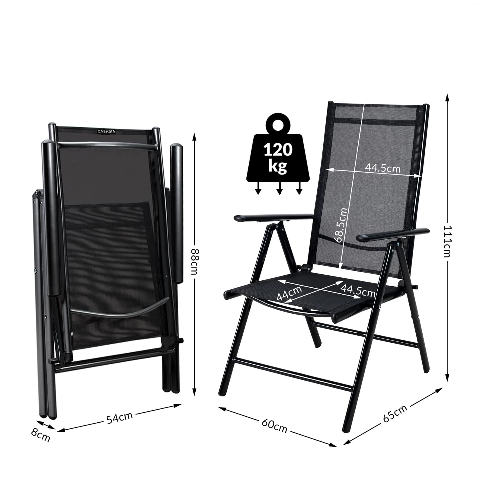 Garten-Sitzgruppe Bern 5-tlg. Anthrazit Alu 8 Garten-Sitzgruppe Bern 5-tlg. Anthrazit Alu – Bild 6