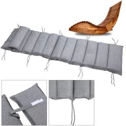 Auflage Schwungliege Grau Meliert 177x58x7cm 25 Auflage Schwungliege Grau Meliert 177x58x7cm -Gartenmöbel Und Dekoration Geschäft 3dd840662b331e2759937f3209bcc8e9 a de 108748g 1