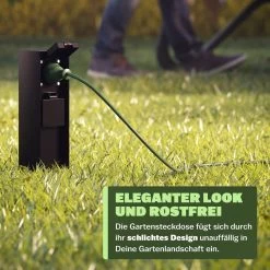Gartensteckdose Schwarz 2er-Stecker 23x7x7cm 22 Gartensteckdose Schwarz 2er-Stecker 23x7x7cm -Gartenmöbel Und Dekoration Geschäft 3dee21f4949069a8766f114ea323a641 05 109602 on amb web low de 1 1
