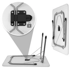 Gartentisch Silber Alu 80x54x50/69cm Klappbar -Gartenmöbel Und Dekoration Geschäft 3f0448acfa017da64dc5185d00281f99 de 101446d 6 1