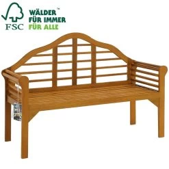 Gartenbank Marlboro Eukalyptusholz FSC®-zertifiziert 135x52x100cm -Gartenmöbel Und Dekoration Geschäft 3f0930f7e944b7c7d5a8a320fed9f39b a de 102278g fsc