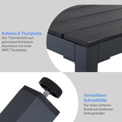 Garten-Sitzgruppe Bern 7-tlg. Anthrazit Alu WPC -Gartenmöbel Und Dekoration Geschäft 40ab62386cddbba4f5c4ab9582c96fad de 994338d 9 1