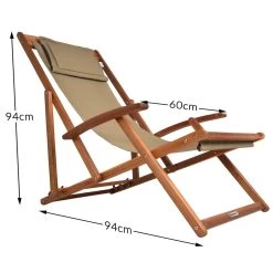 Sonnenliege Creme Akazienholz 94x60x94cm -Gartenmöbel Und Dekoration Geschäft 41a8f02612aa5a3b29aa9bffddbadcc7 de 100483d 4