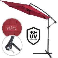 Ampelschirm Rot Alu Ø300cm UV-Schutz 50+ 15 Ampelschirm Rot Alu Ø300cm UV-Schutz 50+ -Gartenmöbel Und Dekoration Geschäft 4210d7fd1571ee946a7f6d0520ce32ae de 104079g 1 1