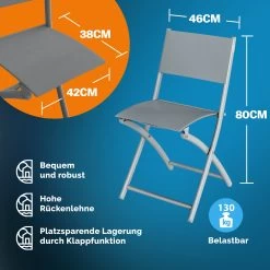 Gartenstuhl 4er-Set Grau -Gartenmöbel Und Dekoration Geschäft 4214baab122a3db8347962f0b086e1c6 06 996513 on dts amz high de 1