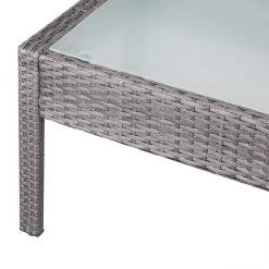 Polyrattan Garten-Sitzgruppe 4-tlg. Grau/Anthrazit -Gartenmöbel Und Dekoration Geschäft 43bf053f6c0915d67bcf1013181c407b de 108685d 5 1