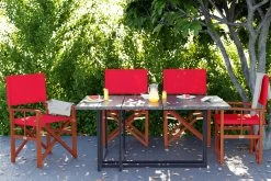 Regiestuhl Cannes Rot Eukalyptus FSC®-zertifiziert -Gartenmöbel Und Dekoration Geschäft 43facf54f0c1efd35351ea044e55d7bd de 106818d 12 1