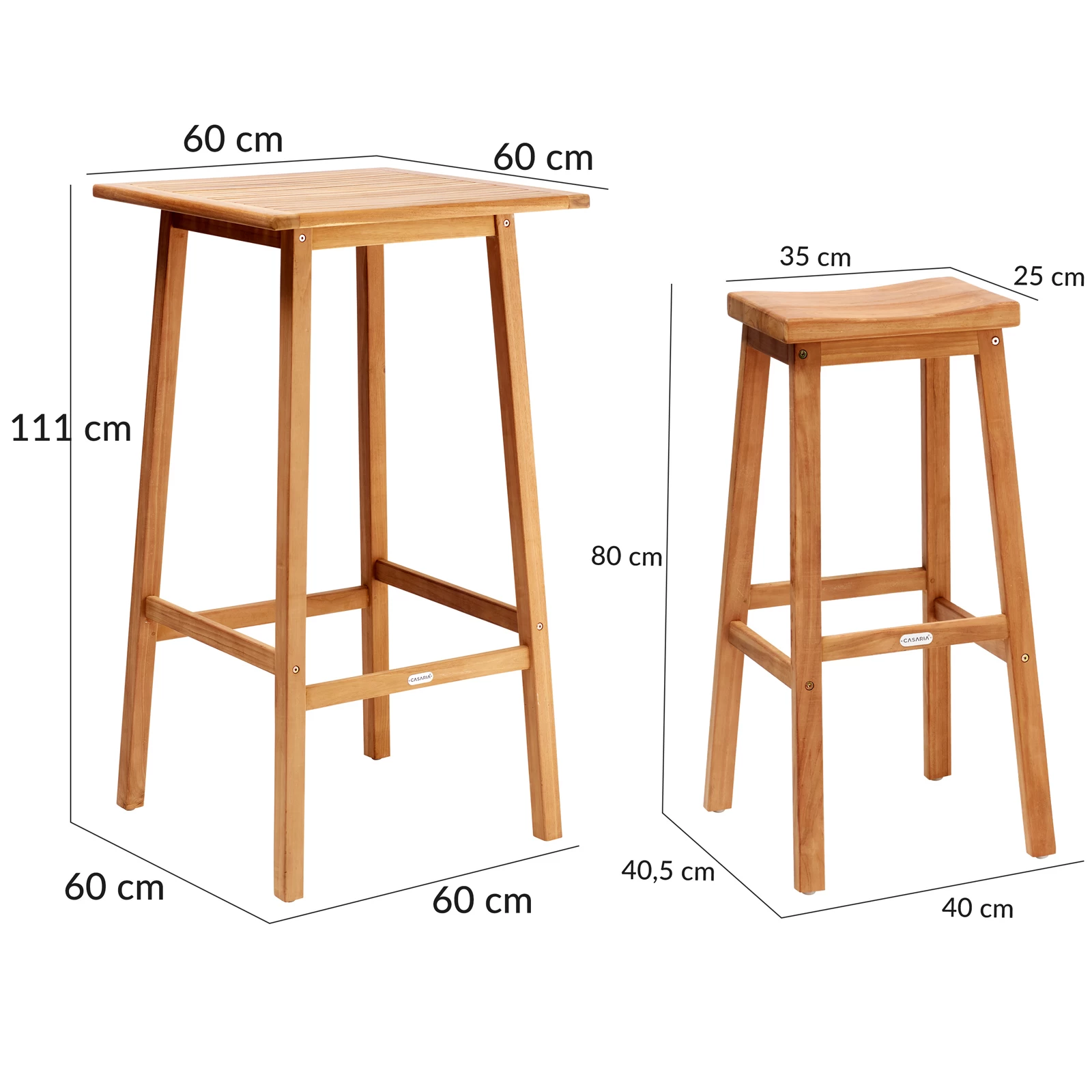 Bar-Set Granada 3-tlg. Teakholz 16 Bar-Set Granada 3-tlg. Teakholz – Bild 14