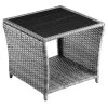 Polyrattan Beistelltisch Vedis Grau 45x45x40cm 2 Polyrattan Beistelltisch Vedis Grau 45x45x40cm -Gartenmöbel Und Dekoration Geschäft 46be2a8c185b4a5c48b9ce65e5fb3ea8 de 109511d 19 1