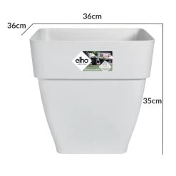 Elho Blumentopf Weiß 36x36x35cm 30L -Gartenmöbel Und Dekoration Geschäft 484af412c8b130be75db02678f398b01 de 193674d 1 1