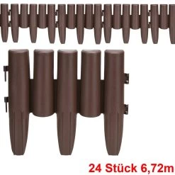 Beeteinfassung 3er-Set Braun 6,72m 9 Beeteinfassung 3er-Set Braun 6,72m -Gartenmöbel Und Dekoration Geschäft 4a6cdd4dd737fd40b81a46ed6c40216a a de 994488g 1