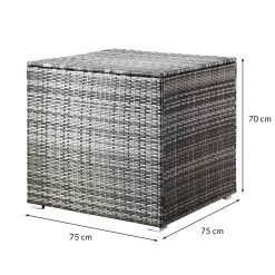 Polyrattan Auflagenbox Grau 75x75x70cm 13 Polyrattan Auflagenbox Grau 75x75x70cm -Gartenmöbel Und Dekoration Geschäft 4abbc6114394e964f66c5cd711005afc de 109153d 6 1 1