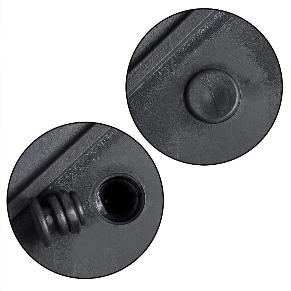 Polyrattan Blumentopf 3er-Set Schwarz 5 Polyrattan Blumentopf 3er-Set Schwarz – Bild 3