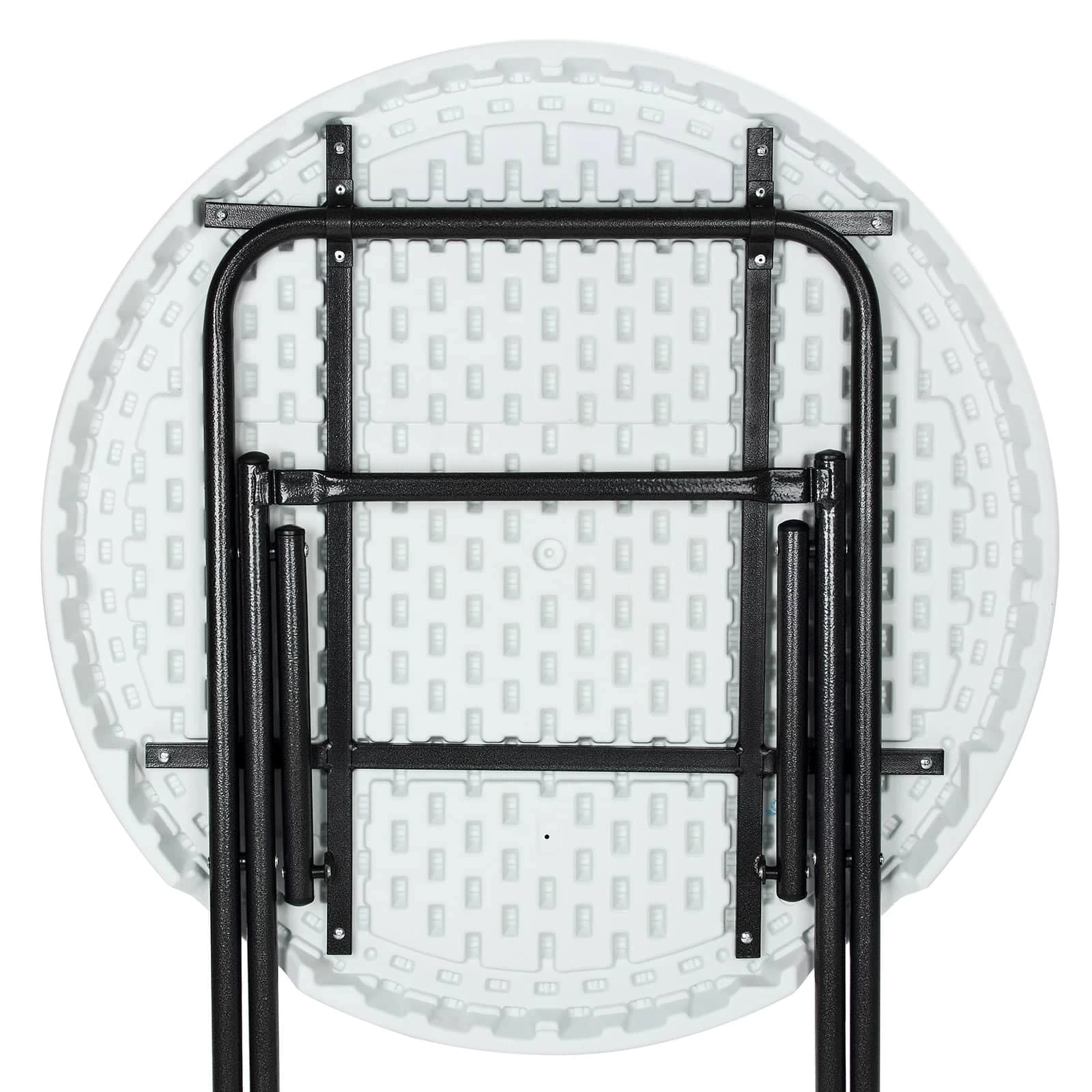 Stehtisch Weiß Kunststoff Ø75cm Klappbar 15 Stehtisch Weiß Kunststoff Ø75cm Klappbar – Bild 13