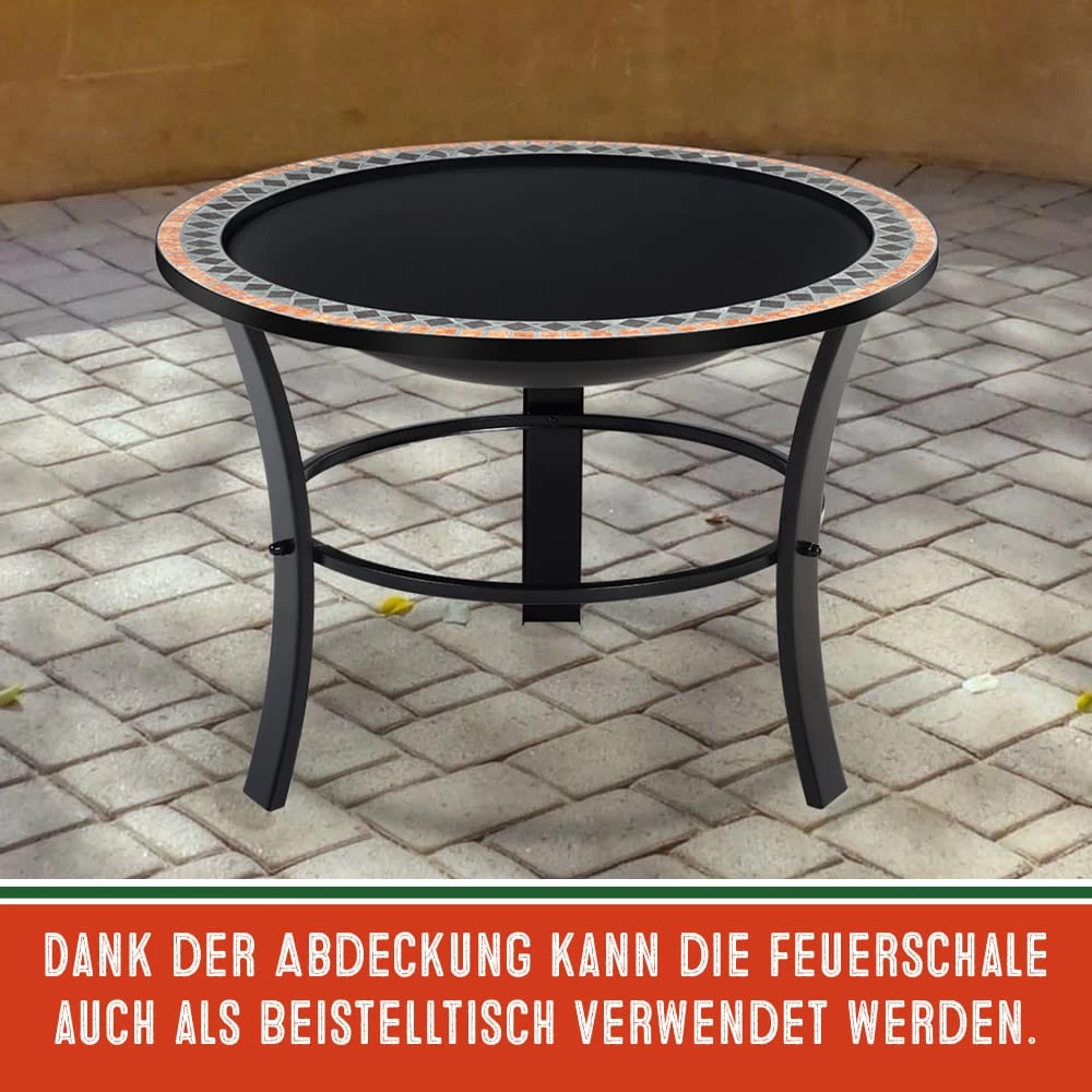 Feuerstelle Sevilla Mosaik Rund 6 Feuerstelle Sevilla Mosaik Rund – Bild 4