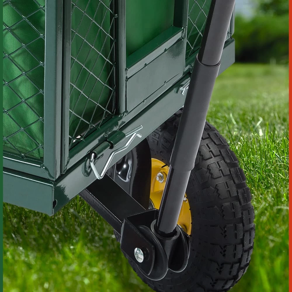 Transportwagen Grün 114x52x64cm 550kg 13 Transportwagen Grün 114x52x64cm 550kg – Bild 11
