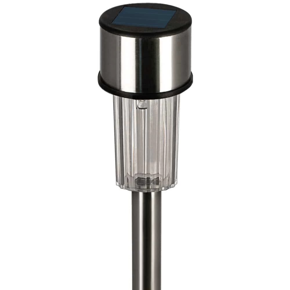 LED Solarleuchte 24er-Set Edelstahl 37cm 8 LED Solarleuchte 24er-Set Edelstahl 37cm – Bild 6