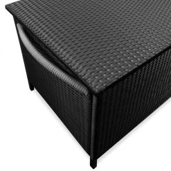 Polyrattan-Auflagenbox Schwarz 117,5x55x64,5cm Mit Rollen 19 Polyrattan-Auflagenbox Schwarz 117,5x55x64,5cm Mit Rollen -Gartenmöbel Und Dekoration Geschäft 539643c6330c0562a250bc1f4163d749 de 102171d 1 1