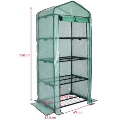 Foliengewächshaus 158x49x69cm -Gartenmöbel Und Dekoration Geschäft 54132d164adc5a2581226f9de4418243 de 108269d 1 1