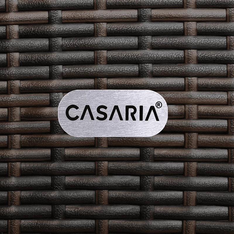 Polyrattan Garten-Sitzgruppe Rom 9-tlg. Braun Akazienholz 5 Polyrattan Garten-Sitzgruppe Rom 9-tlg. Braun Akazienholz – Bild 3