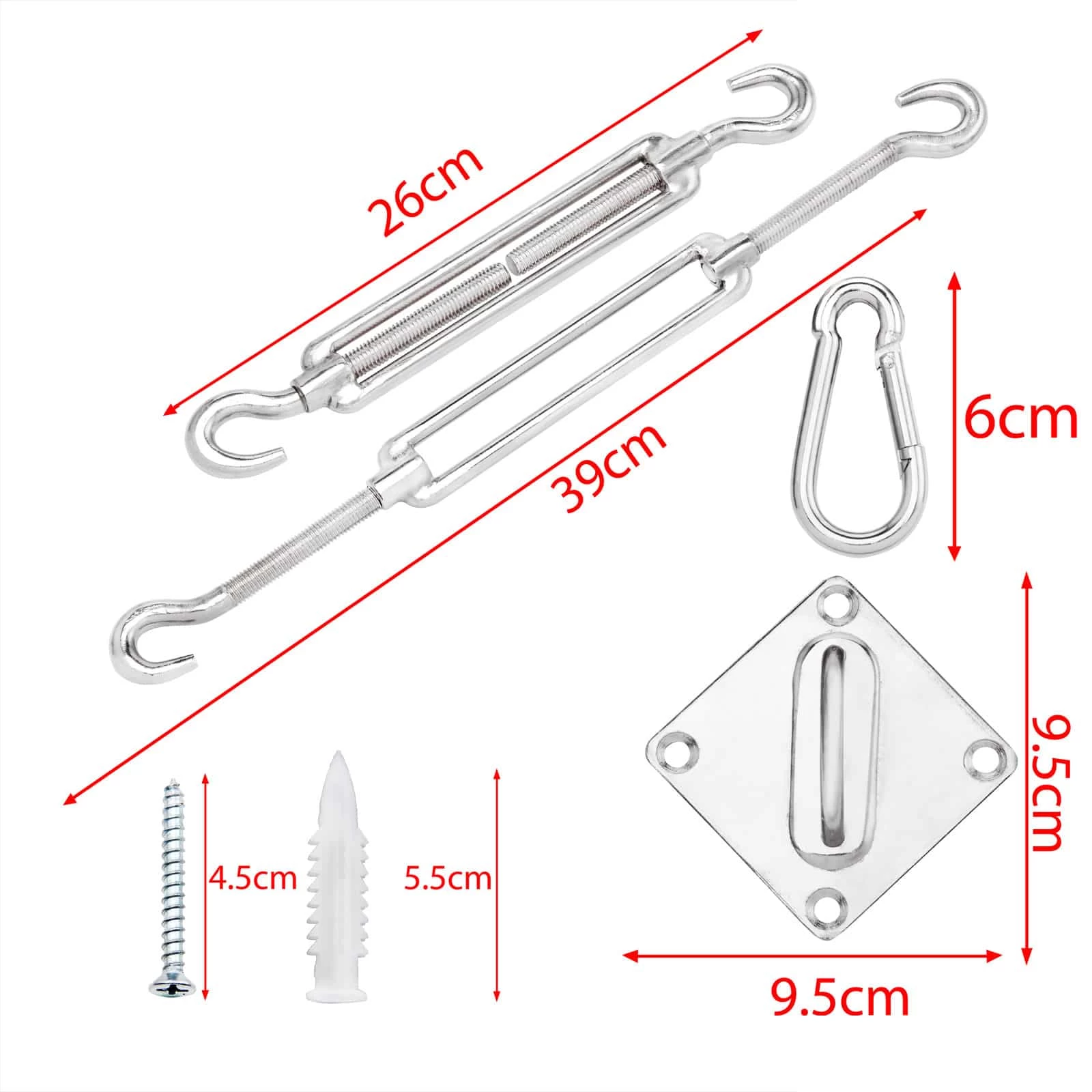 Sonnensegel Befestigungs Kit 7 Sonnensegel Befestigungs Kit – Bild 5