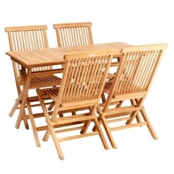 Garten-Sitzgruppe Cantaria 5-tlg. Teakholz Klappbar -Gartenmöbel Und Dekoration Geschäft 591b5e5b4757d334b95b373e2dec25c2 a de 994909g20 1