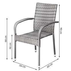 Polyrattan Stapelstuhl Comfort 4er-Set Grau 19 Polyrattan Stapelstuhl Comfort 4er-Set Grau -Gartenmöbel Und Dekoration Geschäft 595647f263a4d287bb0fc08697690f1a de 108675d 3 1 1