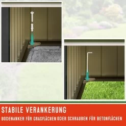 Mähroboter Garage Grün Metall 89x90x54cm -Gartenmöbel Und Dekoration Geschäft 59b888a6ddc76d8b6bd79ccaa13288df de 882114d 3 1 3