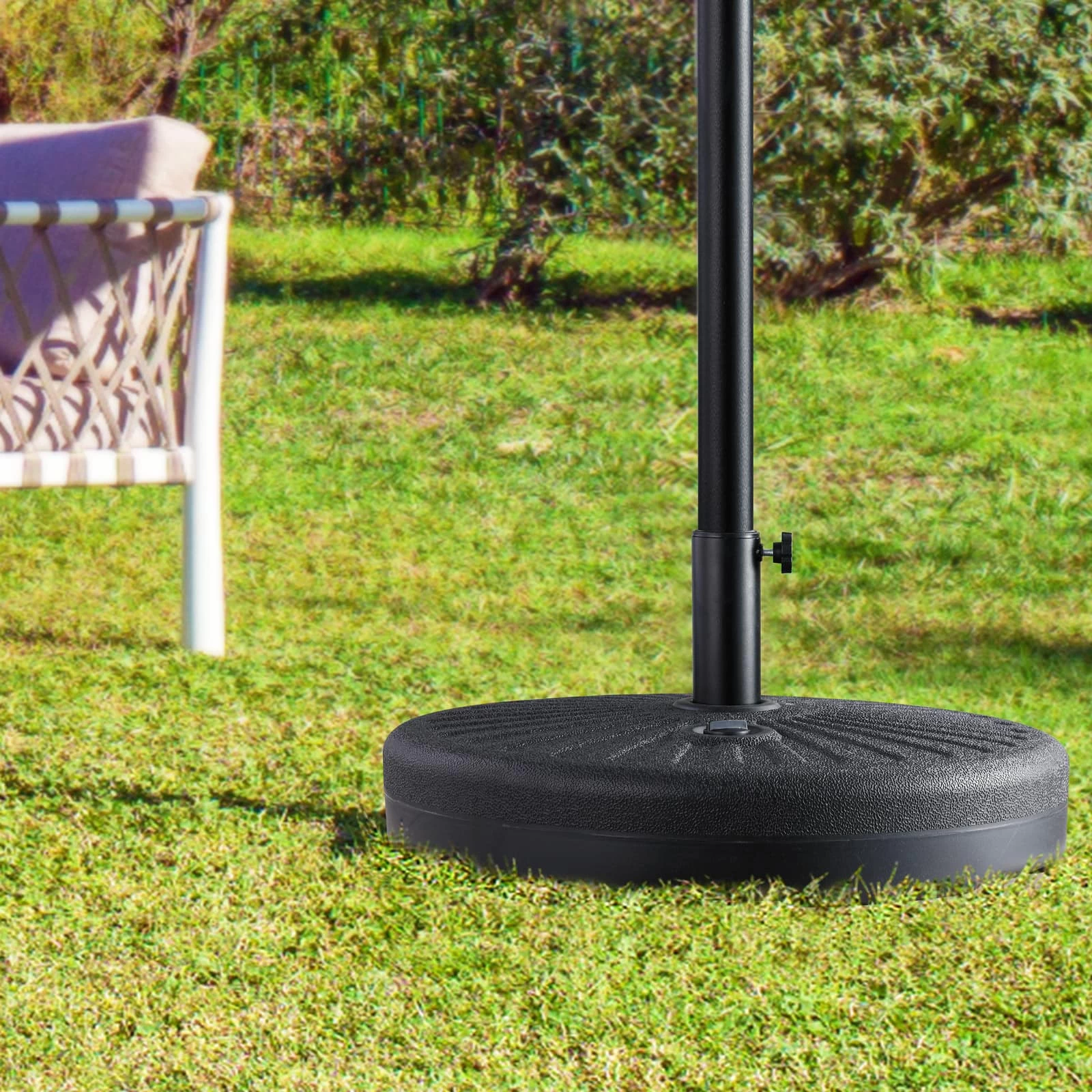 Schirmständer Anthrazit Ø57cm 4 Schirmständer Anthrazit Ø57cm – Bild 2