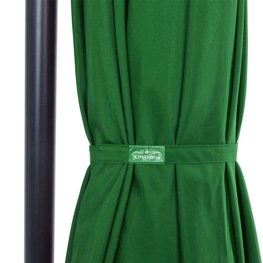 Ampelschirm Grün Alu Ø330cm UV-Schutz 50+ + Abdeckung 10 Ampelschirm Grün Alu Ø330cm UV-Schutz 50+ + Abdeckung – Bild 8