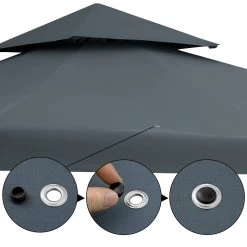 Pavillon Lorca Anthrazit 3x3m -Gartenmöbel Und Dekoration Geschäft 5d8152bf3123a0b248aaef7a14f0b6e5 de 108722d 5 1 1