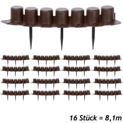 Beeteinfassung 2er-Set Braun 8,1m 8 Beeteinfassung 2er-Set Braun 8,1m -Gartenmöbel Und Dekoration Geschäft 5db81708cf24016789afa53a5cf8dee5 a de 993003g 1