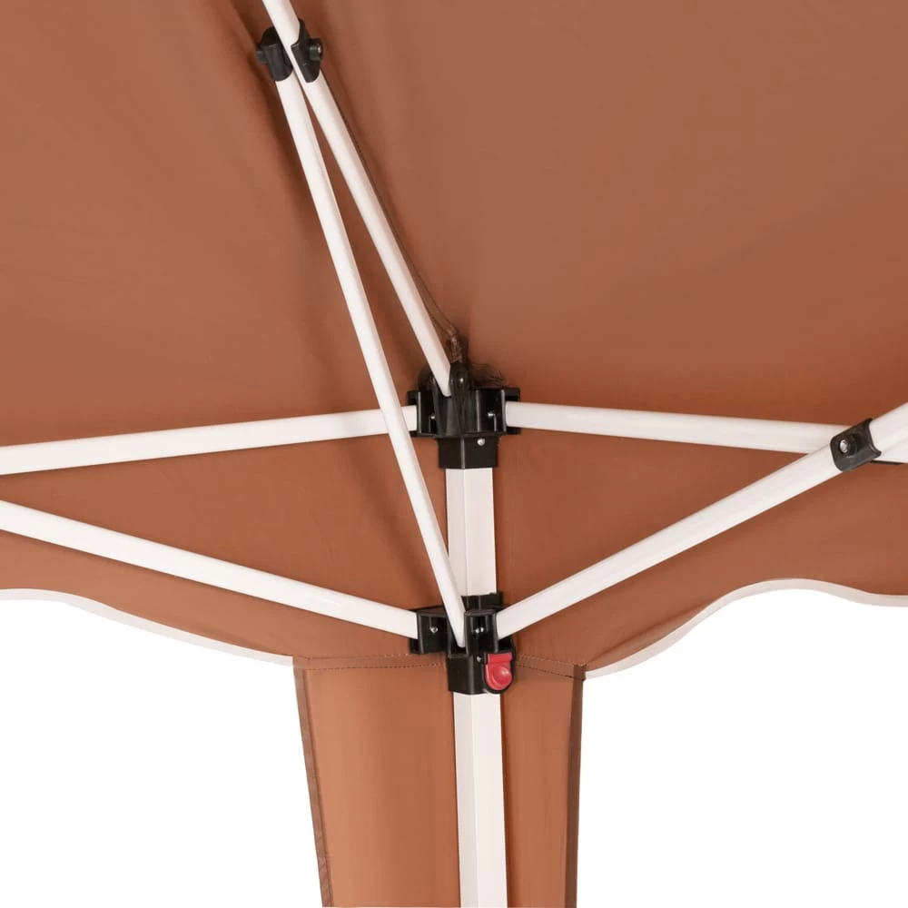 Faltpavillon Capri - Popup Hellbraun 3x3m 11 Faltpavillon Capri - Popup Hellbraun 3x3m – Bild 9