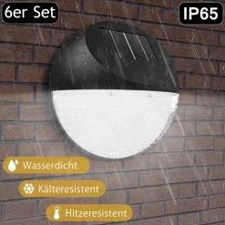LED Solarwandleuchte 6er-Set Ø11cm -Gartenmöbel Und Dekoration Geschäft 5f9590499e2b139ea78f8176035c47fc de 104176d 3 1 1