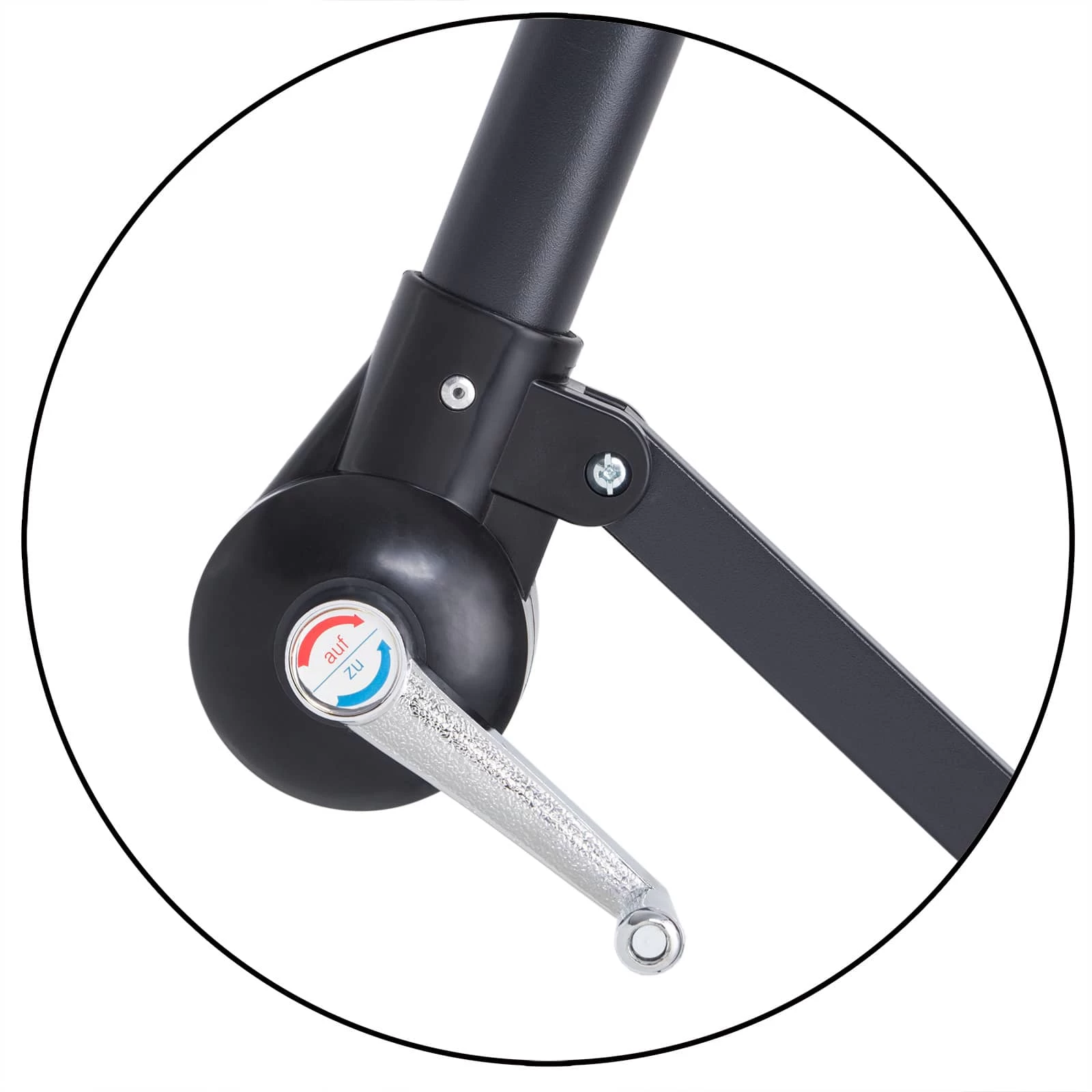 Ampelschirm Creme Alu Ø300cm UV-Schutz 50+ 10 Ampelschirm Creme Alu Ø300cm UV-Schutz 50+ – Bild 8