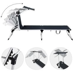 Sonnenliege Malta Anthrazit Alu Mit Sonnendach -Gartenmöbel Und Dekoration Geschäft 60875b613996ee45d728e5ea4bf4015c de 107053d 3