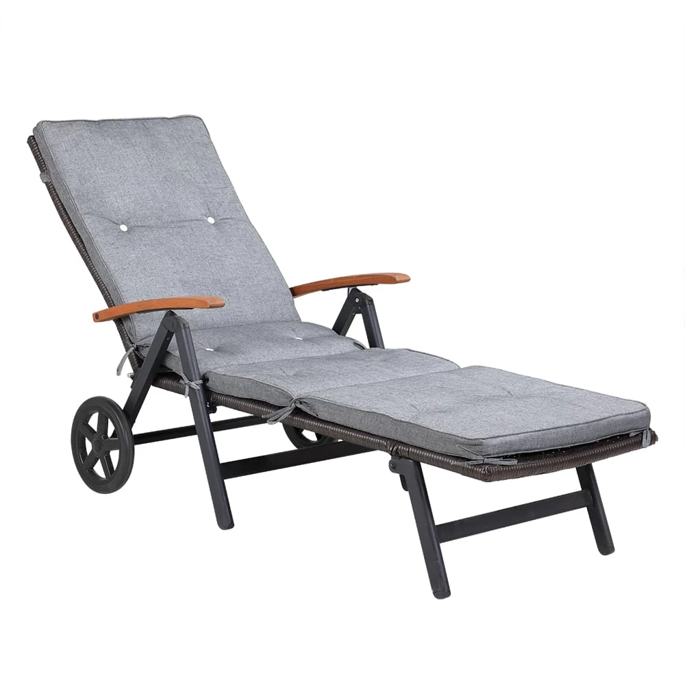 Auflage Tami Sun Grau Meliert 194x55x5cm 8 Auflage Tami Sun Grau Meliert 194x55x5cm – Bild 6