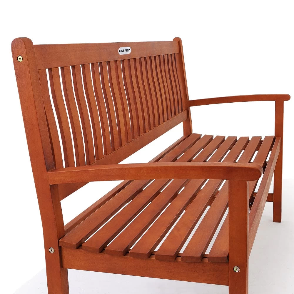 Gartenbank Maxima Eukalyptusholz FSC®-zertifiziert 152x55x92cm 5 Gartenbank Maxima Eukalyptusholz FSC®-zertifiziert 152x55x92cm – Bild 3